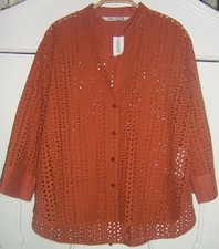 TOLLE ZARA BLUSE L COGNAC ROST