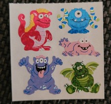 ❤️❤️SANDYLION Originalabschnitt Prismatisch Monster 90er Jahre❤️❤️