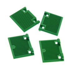 4x Lego Door Leaf 1x2x3 Green