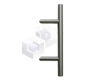 Stoßgriff Edelstahl schräge