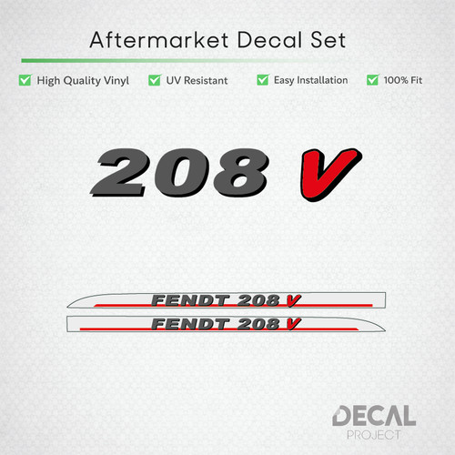 Fendt 208 decal kit - 208,