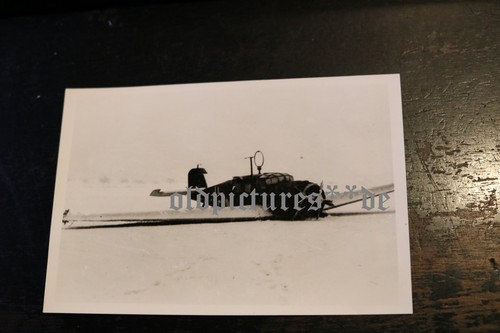 Altes foto notgelandete - foto,