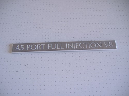 Cadillac port fuel - cadillac, 4.5