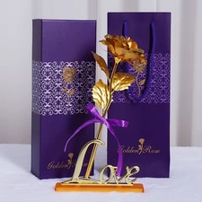 24K Gold Rose in Geschenkbox
