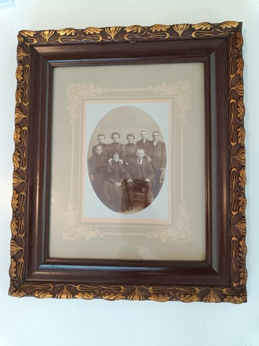 Antikes familienfoto - antikes, im
