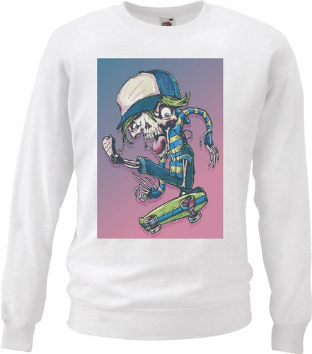 Sweatshirt skull auf - skull,