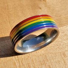 Pride Ring Regenbogen LGBTQ 8