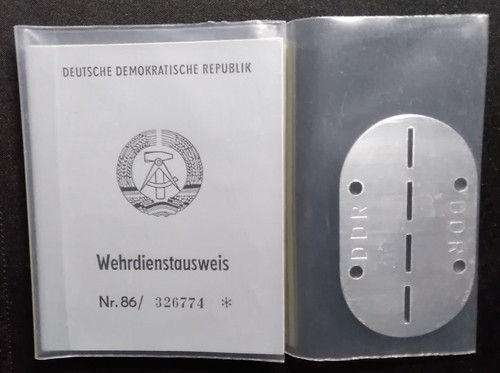 Nva wehrdienstausweis blanko - wehrdienstausweis,