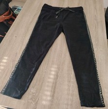 ❤️ Tredy ❤️ Hose * schwarz * Samt * Nieten * Größe 3 bzw. 44 / 46 