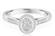 Echter Diamant Halo Cluster