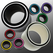 4-30mm Flesh Tunnel Horn Holz Double Flared Ohr Plug Piercing Schmuck Ear Tube