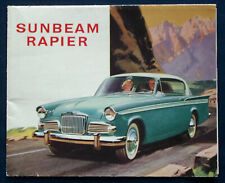 Prospekt brochure  1959 Sunbeam Rapier (GB)