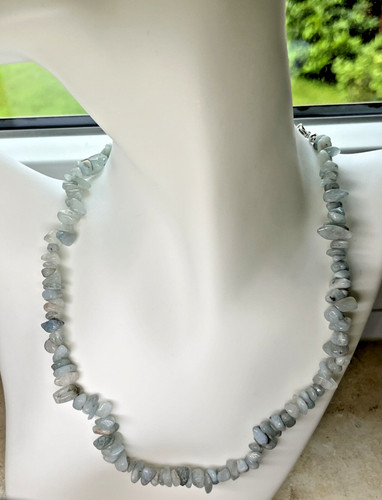 Blaue aquamarin kette - blaue,