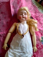 Porzellankopfpuppe Bruno Schmidt 63 cm Thüringen Kurbelkopfpuppe 1910 PuppenDoc