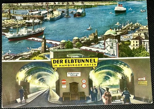 Der elbtunnel im hamburger - im,