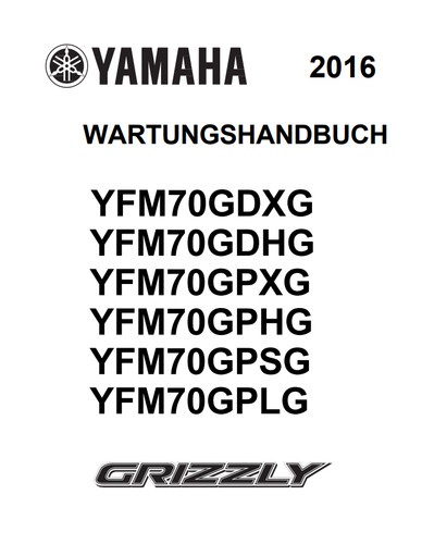 Werkstatthandbuch pdf yamaha - werkstatthandbuch,