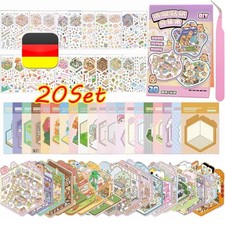 20 Sätze DIY 3D Sticker House