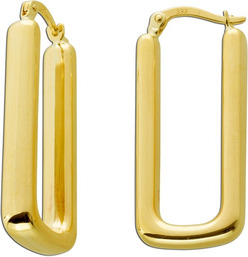 Creolen gelbgold 333 - creolen, klapp