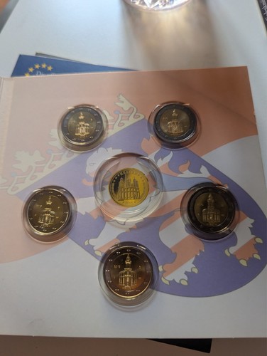 Mdm euro gedenkmünzenset - mdm, 2-euro-gedenkmünzenset