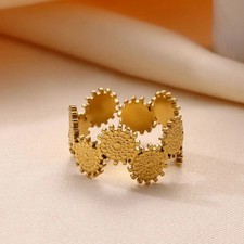 Damen Getriebe Ring 18K Gold