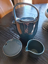 ROSENTHAL JUNTO OCEAN BLUE TEEKANNE MILCH-KÄNNCHEN ZUCKERDOSE unben.