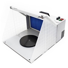 Airbrush Farbnebel Absauganlage 4m³/min Beleuchtung Absaugung Filterung regelbar