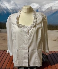 Trachtenbluse ⚜️NEU ⚜️H.Moser, Gr.44 Bluse Sexy Ausschnitt