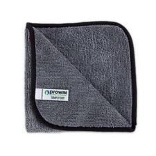 Prowin Simply Dry 40x40 cm Grau, Super Saugfähig für Auto, Bad, Draußen, Küche