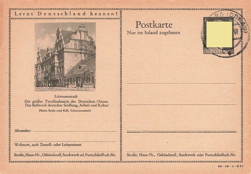 841487 bildganzsache p307 - dr,