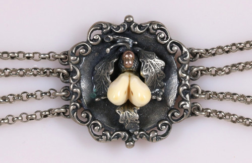 835 silber trachtenkette - 835,