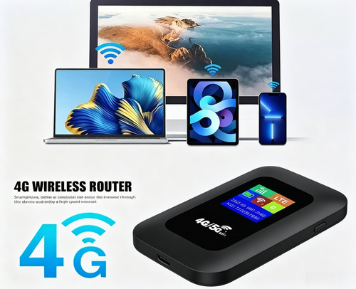 Portable travel wifi lte lcd - lte,