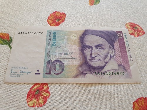 Schein deutsche mark - dm,