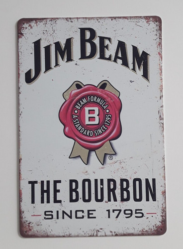 Blechschild retro jim beam - retro,