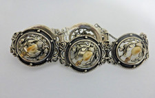 835 er Silber  breites Armband