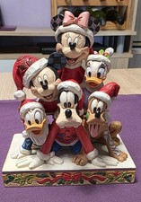 Jim Shore Disney Traditions Micky and Friends Weihnachten Figur Gebraucht