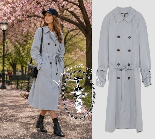 Zara trenchcoat sommermantel - zara,