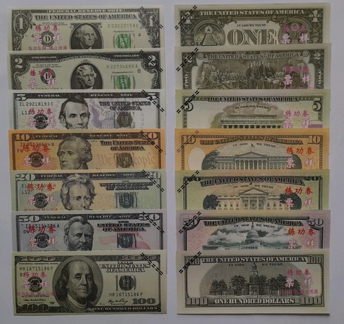 Dollar banknoten 7x - dollar,