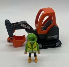 Playmobil 5031 Mini Bagger mit Bauarbeiter Baustelle