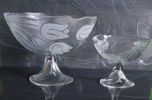 Glasschalen mit fuß 22 - 2, fuß,