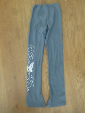 Trainingshose f Eiskunstlauf Rollkunstlauf Gr. XS von SOLOTU grau Strass zirkon