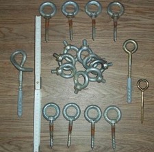 19 St. Ringschrauben M12 Gerüstschrauben Gerüstösen Augenschraube C15 verzinkt