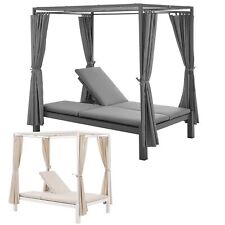 Sonnenliege Gartenliege Liege Doppelliege Doppel Lounge Bett 2 Personen Juskys®