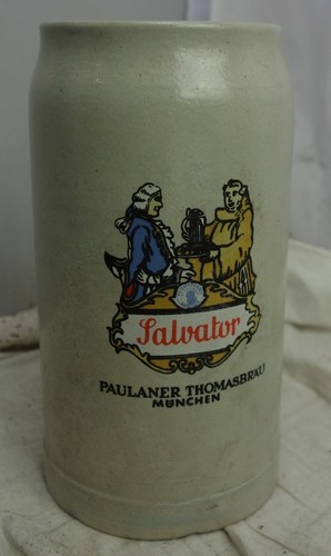 Alter bierkrug paulaner - bierkrug,