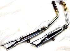 Harley Davidson Limited-Fishtail-Auspuff-Set Fatboy Springer Heritage 82-99