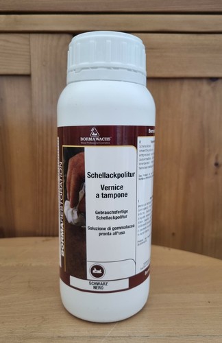 Schellackpolitur schwarz von