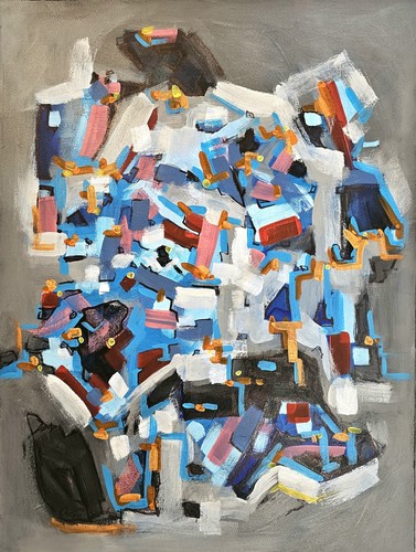 Original abstraktes acryl - abstraktes,