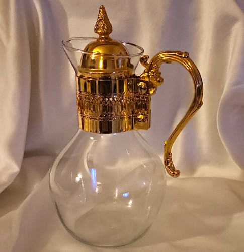 Glas krug mundgeblasen - 1,