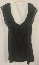 Carmenshirt in schwarz von