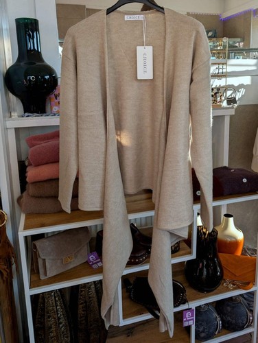Cardigan strickjacke wickel - strickjacke,