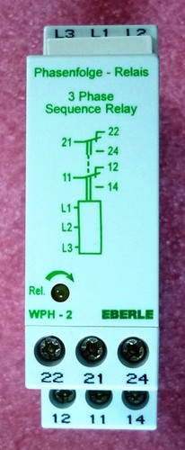 Wph phasenfolge relais - wph-2, phasenfolge-relais